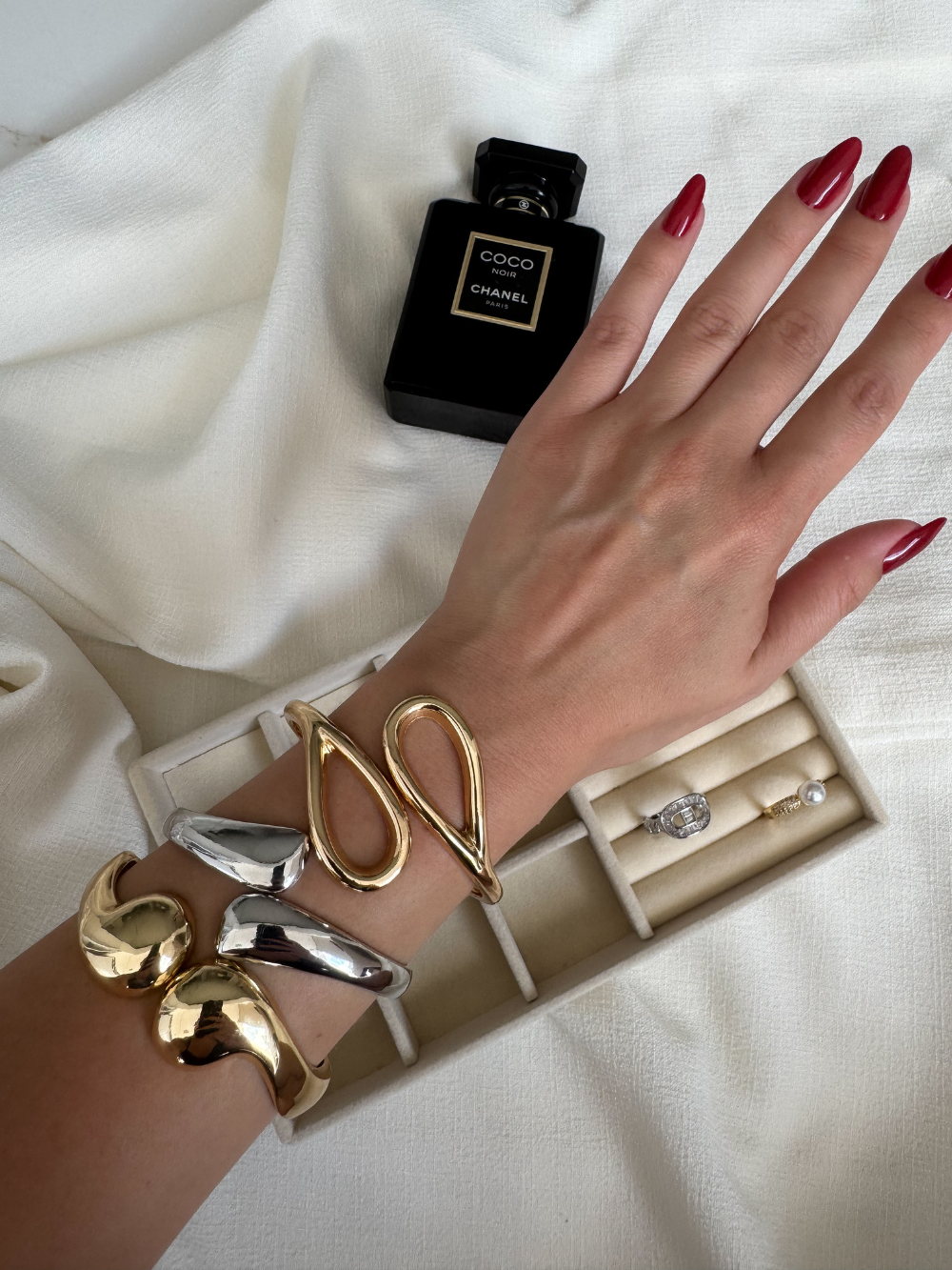 Braceletes Banho Metálico
